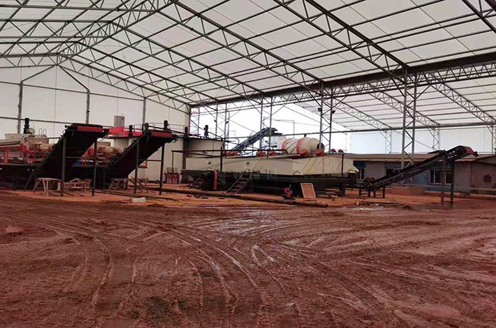 土壤淋洗設備修復土壤污染現(xiàn)場