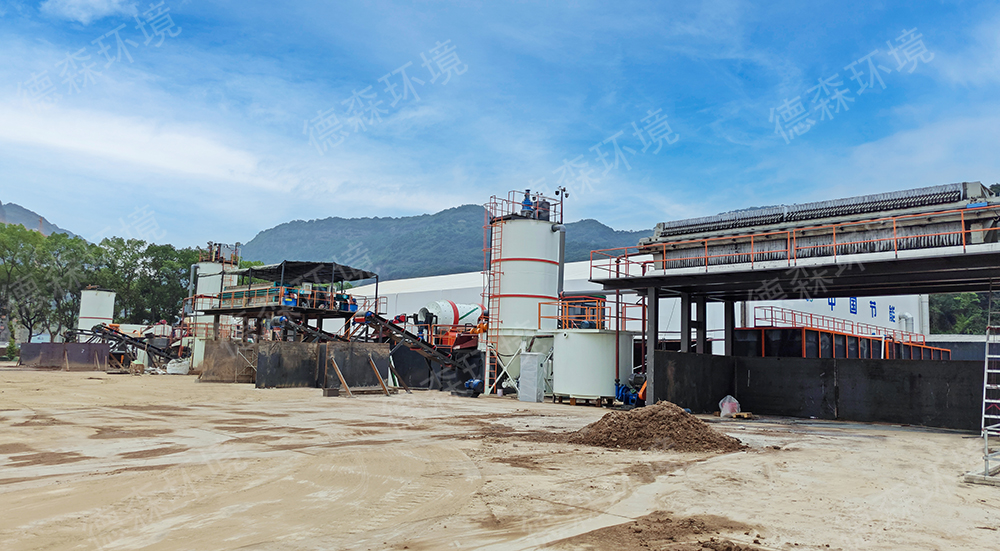 寧波某污染土壤淋洗修復(fù)項目 ，每小時＞100噸